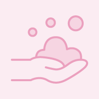 取適量慕斯於手掌並輕輕的按摩清潔私密肌膚